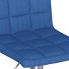 vidaXL Barhocker Blau Stoff