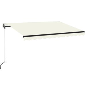vidaXL Markise Automatisch Einziehbar 350x250 cm Creme