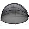 vidaXL Pool-Dome Schwarz 336 x 322 x 160 cm
