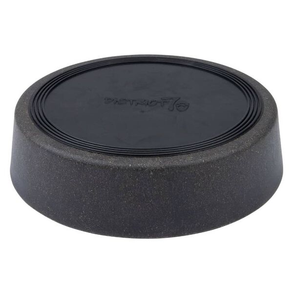 DISTRICT70 Anti-Schling-Napf f&uuml;r Hunde Bambus 21 cm Dunkelgrau