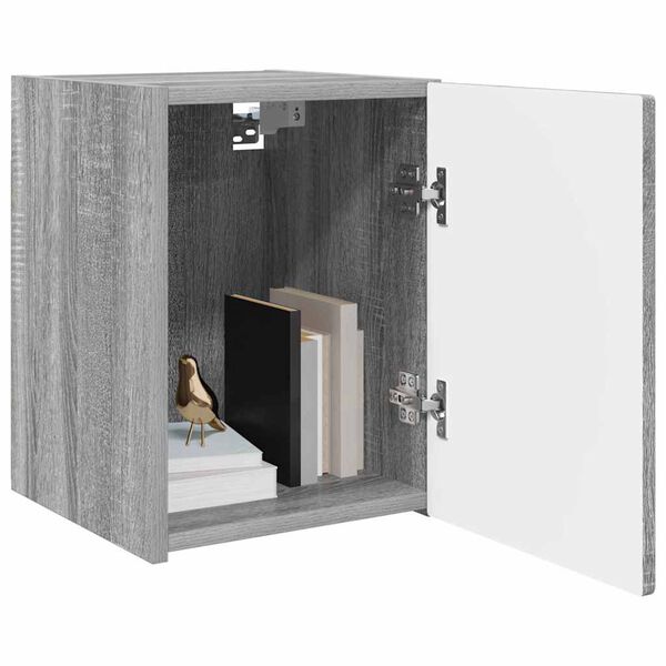 vidaXL TV-Wandschrank Graues Sonoma 30 x 31 x 40 cm Holzwerkstoff