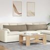 vidaXL Sofakissen 2 St&uuml;ck Taupe 145 x 40 cm Stoff