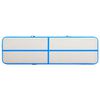 vidaXL Aufblasbare Gymnastikmatte mit Pumpe 600x100x20 cm PVC Blau