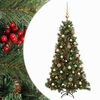 vidaXL K&uuml;nstlicher Weihnachtsbaum mit Weihnachtskugel 120 cm 150 LEDs