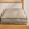 vidaXL Kissen 2 pcs Taupe 40 x 40 x 8 cm Oxford-Stoff