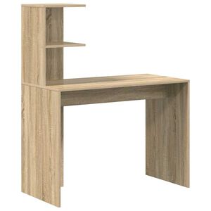 vidaXL Schreibtisch Sonoma-Eiche 102 x 50 x 124 cm Holzwerkstoff