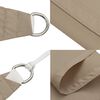 vidaXL Sonnensegel Oxford-Gewebe Rechteckig 5x7 m Taupe