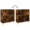 vidaXL Plattenschrank R&auml;uchereiche 84,5x38x89 cm Holzwerkstoff