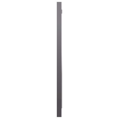 vidaXL Badspiegel Hochglanz-Grau 40x1,5x37 cm Holzwerkstoff