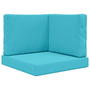 vidaXL Sofakissen f&uuml;r drau&szlig;en Polyester T&uuml;rkis 60 x 60 cm
