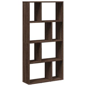 vidaXL B&uuml;cherregal Braun Eichen-Optik 60x20x120 cm Holzwerkstoff
