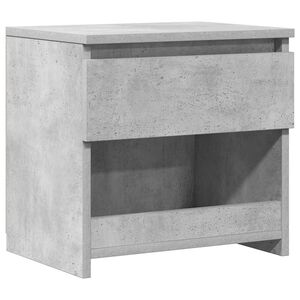 vidaXL Nachttisch Betongrau 40x30x39 cm Holzwerkstoff