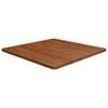 vidaXL Tischplatte Quadratisch Dunkelbraun 80x80x2,5cm Eiche Behandelt