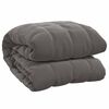vidaXL Gewichtsdecke Grau 220x235 cm 15 kg Stoff