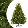 vidaXL K&uuml;nstlicher klappbarer Weihnachtsbaum 120 cm 150 LEDs