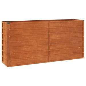 vidaXL Hochbeet Rostig 160x40x77 cm Cortenstahl