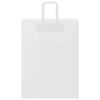 vidaXL Papiertragetaschen 50 Stk. mit Henkeln Wei&szlig; 32x17x44 cm