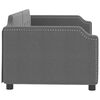 vidaXL Tagesbett Dunkelgrau 80x200 cm Stoff