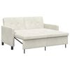 vidaXL Schlafsofa Creme Stoff