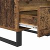 vidaXL Nachttisch mit Schubladen Altholz 40 x 35 x 50 cm Holzwerkstoff