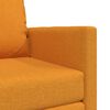 vidaXL Schlafsofa 60cm Dunkelgelb Stoff