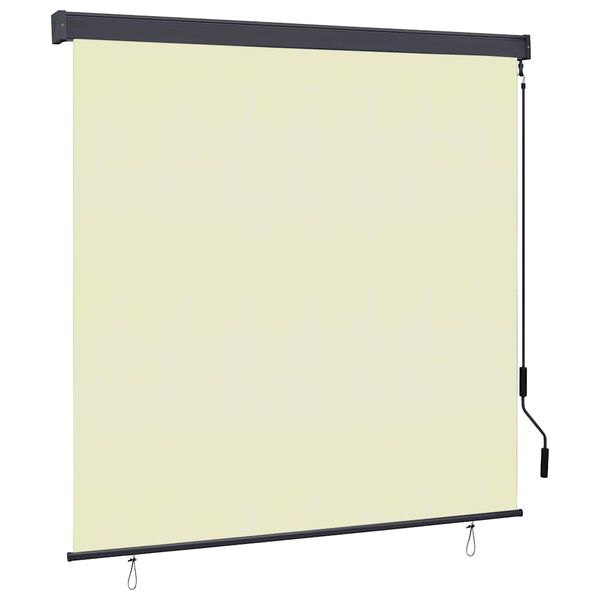 vidaXL Au&szlig;enrollo 170 x 250 cm Creme