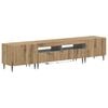 vidaXL 3-teiliges LED TV Regal ZWOLLE Artisan-Eiche Holzwerkstoff