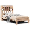 vidaXL Massivholzbett mit Regal ohne Matratze 90x200 cm Kiefer