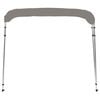 vidaXL 4-Bow Bimini-Top Grau 243x210x137 cm