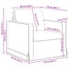vidaXL Sofa 2 pcs Rosa Gesamtabmessungen: 138 x 78 x 80 cm (B x T x H)