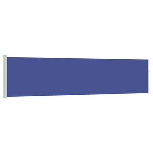 vidaXL Ausziehbare Seitenmarkise 117&times;514 cm Blau