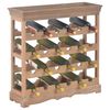 vidaXL Weinschrank Braun 70 x 22,5 x 70,5 cm MDF