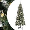 vidaXL K&uuml;nstlicher Weihnachtsbaum Gr&uuml;n 180 cm PVC, Plastik und Stahl