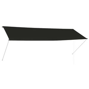 vidaXL Einziehbare Markise 350&times;150 cm Anthrazit