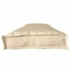 vidaXL Palettenkissen Beige 180 x 40 x 8 cm Oxford-Stoff