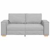 vidaXL 2-Sitzer Sofa Wolkengrau 140 cm Stoff