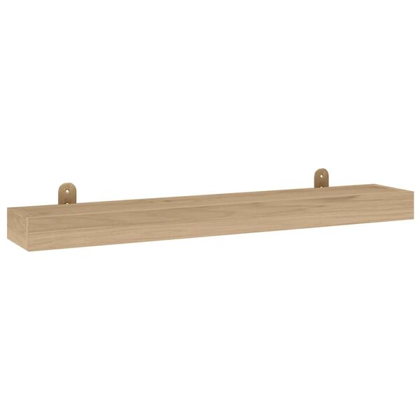 vidaXL Wandregale 2 Stk. 90x15x4 cm Massivholz Teak