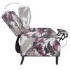 vidaXL Relaxsessel Blumenmuster Stoff