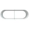 vidaXL Garten-Hochbeet Braun 240 x 80 x 81 cm Stahl