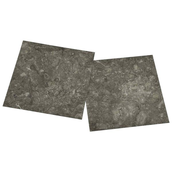 vidaXL Bodenplanken 55 pcs Grau 5,11 m&sup2; PVC