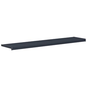 vidaXL Fensterbank Anthrazit mit Holzmaserung 160 x 35 x 4,5 cm PVC