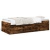 vidaXL Tagesbett mit Schubladen ohne Matratze R&auml;uchereiche 75x190 cm