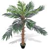 K&uuml;nstliche Kokospalme mit Topf 140 cm