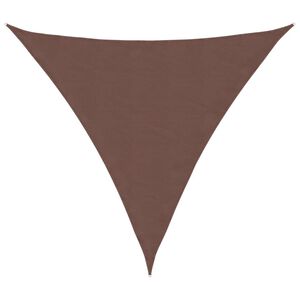 vidaXL Sonnensegel Oxford-Gewebe Dreieckig 3x3x3 m Braun