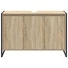 vidaXL Badezimmerschrank mit T&uuml;r Sonoma 90 x 30 x 60 cm Holzwerkstoff