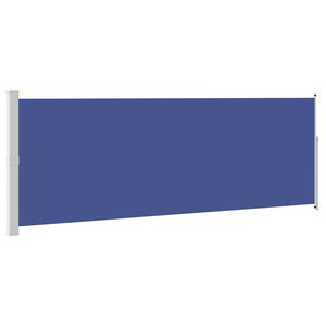 vidaXL Ausziehbare Seitenmarkise 160x500 cm Blau