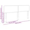 vidaXL Kopfteil Wei&szlig; 180 cm Holzwerkstoff