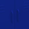 vidaXL Lagerschrank Marineblau 80x35x101,5 cm Stahl