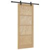vidaXL Schiebet&uuml;r ORKDAL 86 x 211 cm Massives Kiefernholz Natur