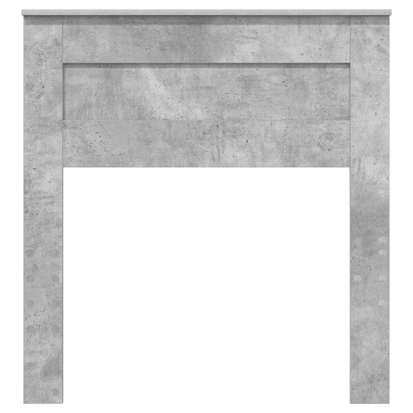 vidaXL Kopfteil mit Kopfteil Beton Grau 75 cm Holzwerkstoff